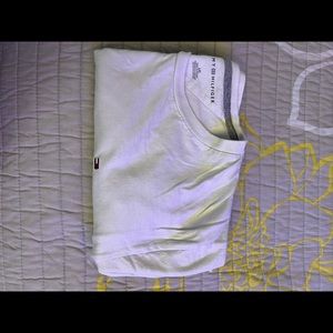 Tommy Hilfiger Mens White Crew Neck